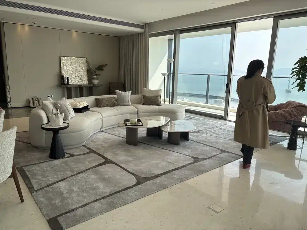 北京壹号院案例 大平层客厅全屋家具实景