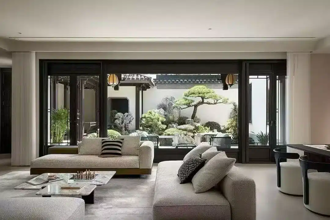 爱米高家具北京壹号院480㎡豪宅入户实景