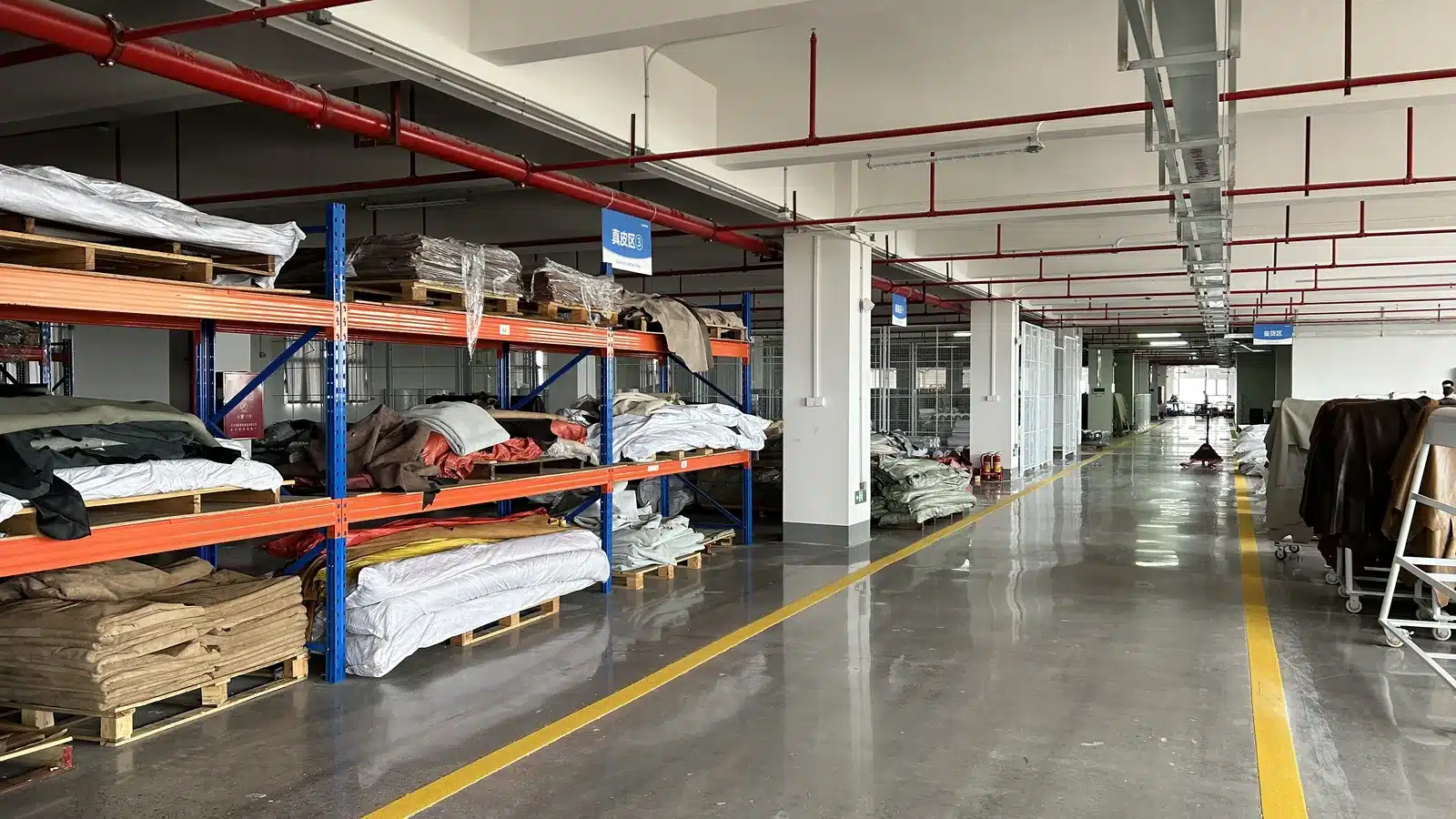 爱米高家具工厂车间 原料检验工序实拍